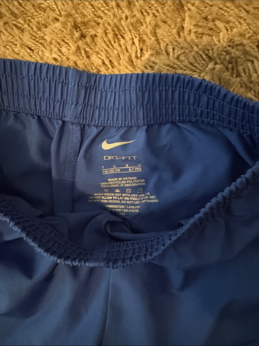 Nike Light Blue Logo Tee with Royal Blue Shorts - Picture 6 of 7